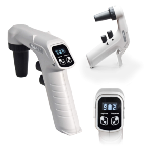 mtc bio propette™ digital pipette controller, w/ quickstand™, digital display and controls, w/ usb c charging port and cable