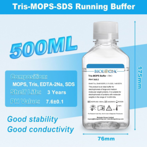 biologix® tris mes buffer( 1x ), ph7.3, 500ml/bottle