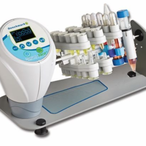 benchmark scientific rotobot™ mini programmable rotator, includes holders for 12x1.5ml, 2x15ml and 2x50ml