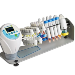 benchmark scientific rotobot™ programmable rotator, includes holders for 30x1.5ml, 8x15ml and 2x50ml