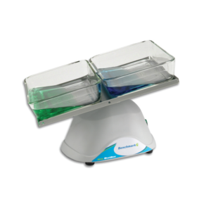 benchmark scientific mini blotboy™ 3d rocker, fixed speed, small 10"x7.5" platform with flat mat, 230v